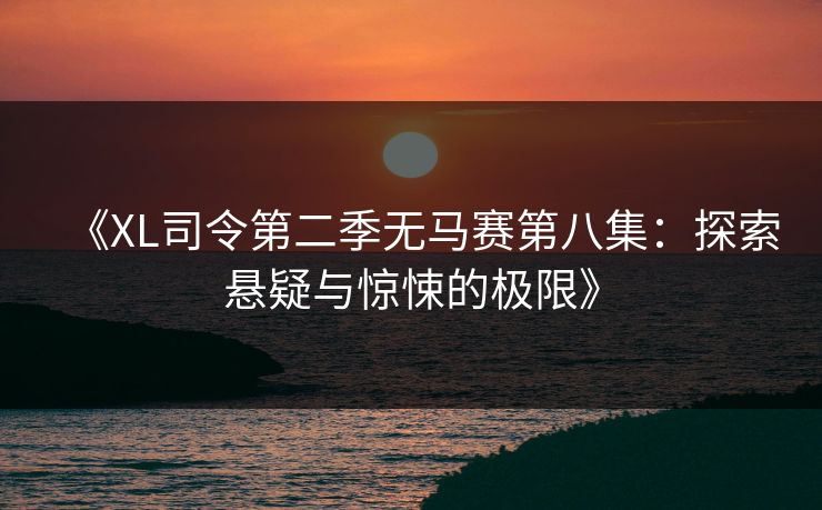 《XL司令第二季无马赛第八集：探索悬疑与惊悚的极限》